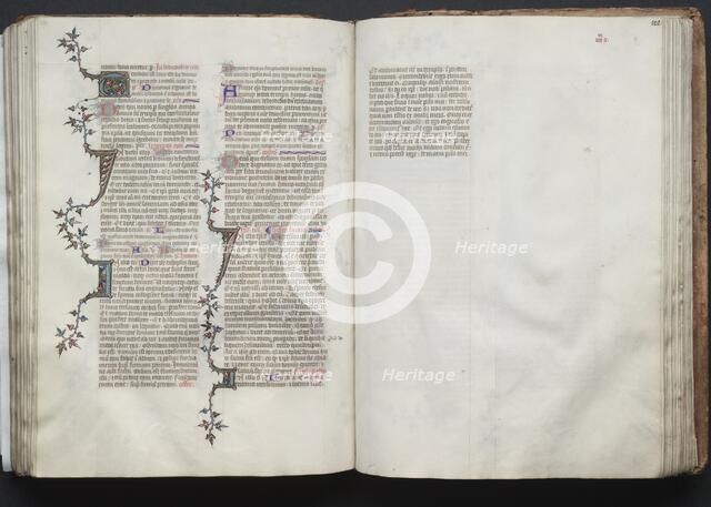 The Gotha Missal: Fol. 101v, Text, c. 1375. Creator: Master of the Boqueteaux (French); Workshop, and.