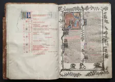 The Gotha Missal: Fol. 10v, Text , c. 1375. Creator: Master of the Boqueteaux (French); Workshop, and