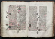 The Gotha Missal: Fol. 118v, Text, c. 1375. Creator: Master of the Boqueteaux (French); Workshop, and