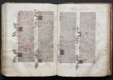 The Gotha Missal: Fol. 118v, Text, c. 1375. Creator: Master of the Boqueteaux (French); Workshop, and
