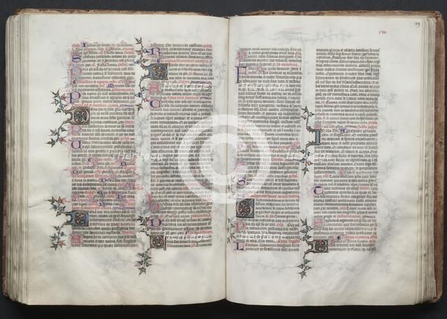 The Gotha Missal: Fol. 119r, Text, c. 1375. Creator: Master of the Boqueteaux (French); Workshop, and.