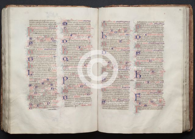 The Gotha Missal: Fol. 111v, Text, c. 1375. Creator: Master of the Boqueteaux (French); Workshop, and.