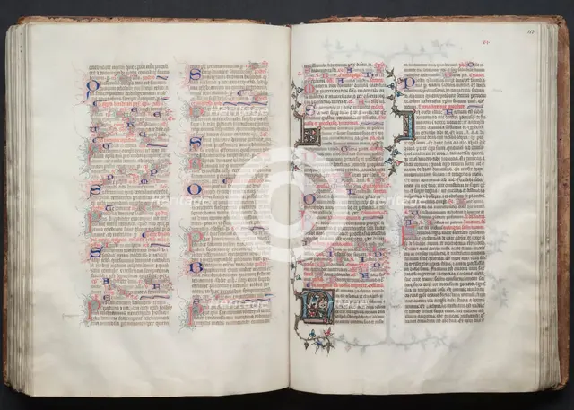 The Gotha Missal: Fol. 112v, Text, c. 1375. Creator: Master of the Boqueteaux (French); Workshop, and.