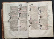 The Gotha Missal: Fol. 11v, Text, c. 1375. Creator: Master of the Boqueteaux (French); Workshop, and