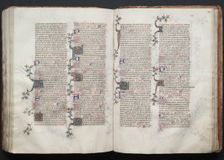 The Gotha Missal: Fol. 124r, Text, c. 1375. Creator: Master of the Boqueteaux (French); Workshop, and