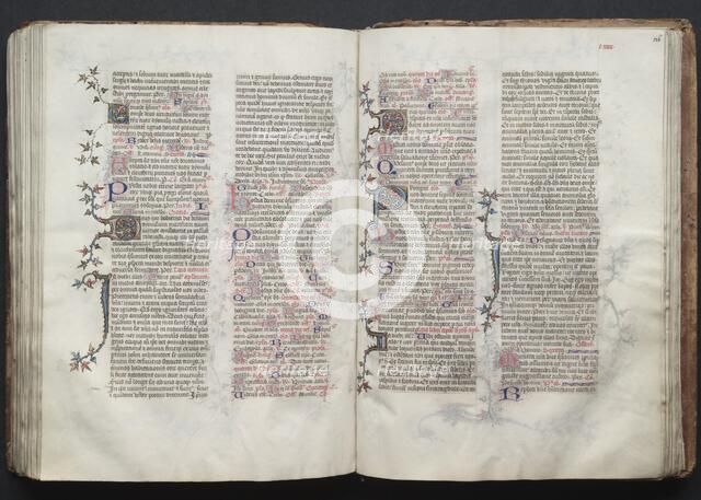 The Gotha Missal: Fol. 125v, Text, c. 1375. Creator: Master of the Boqueteaux (French); Workshop, and.