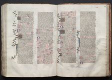 The Gotha Missal: Fol. 126r, Text, c. 1375. Creator: Master of the Boqueteaux (French); Workshop, and