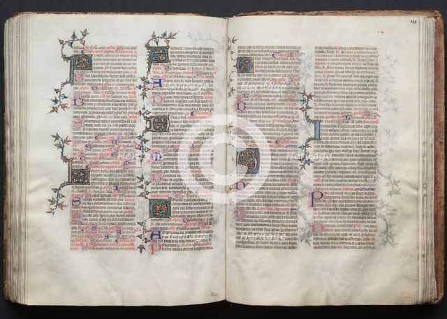 The Gotha Missal: Fol. 121r, Text, c. 1375. Creator: Master of the Boqueteaux (French); Workshop, and.