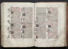 The Gotha Missal: Fol. 122r, Text, c. 1375. Creator: Master of the Boqueteaux (French); Workshop, and