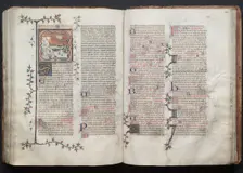 The Gotha Missal: Fol. 122v, The Birth of the Virgin, c. 1375. Creator: Master of the Boqueteaux (French); Workshop, and