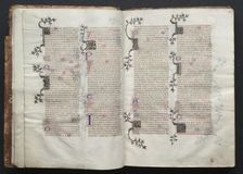 The Gotha Missal: Fol. 12v, Text, c. 1375. Creator: Master of the Boqueteaux (French); Workshop, and