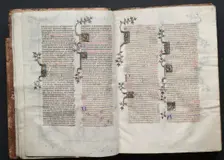 The Gotha Missal: Fol. 12r, Text , c. 1375. Creator: Master of the Boqueteaux (French); Workshop, and