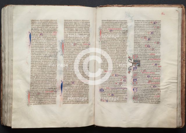 The Gotha Missal: Fol. 134r, Text, c. 1375. Creator: Master of the Boqueteaux (French); Workshop, and.