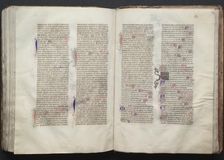 The Gotha Missal: Fol. 134r, Text, c. 1375. Creator: Master of the Boqueteaux (French); Workshop, and
