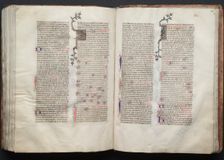 The Gotha Missal: Fol. 134v, Text, c. 1375. Creator: Master of the Boqueteaux (French); Workshop, and