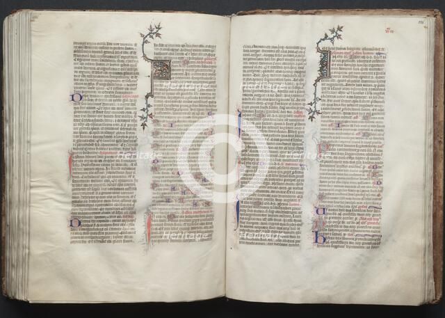 The Gotha Missal: Fol. 134v, Text, c. 1375. Creator: Master of the Boqueteaux (French); Workshop, and.