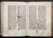The Gotha Missal: Fol. 136r, Text, c. 1375. Creator: Master of the Boqueteaux (French); Workshop, and