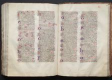 The Gotha Missal: Fol. 137v, Text, c. 1375. Creator: Master of the Boqueteaux (French); Workshop, and