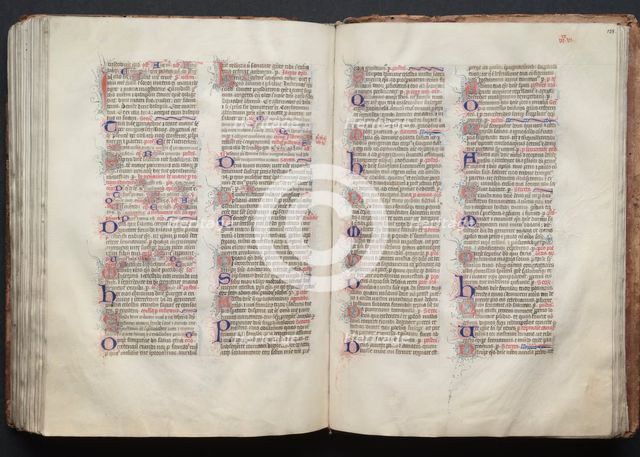 The Gotha Missal: Fol. 137v, Text, c. 1375. Creator: Master of the Boqueteaux (French); Workshop, and.