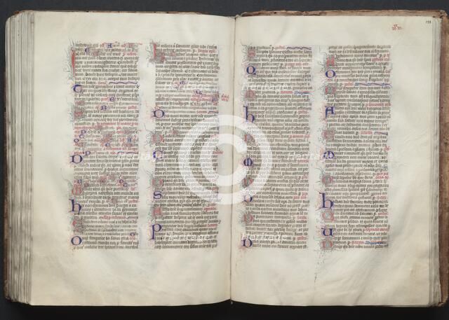The Gotha Missal: Fol. 137v, Text, c. 1375. Creator: Master of the Boqueteaux (French); Workshop, and.