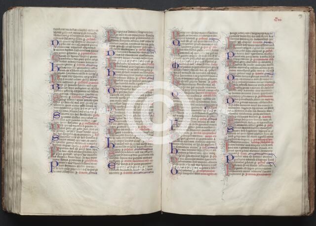 The Gotha Missal: Fol. 139r, Text, c. 1375. Creator: Master of the Boqueteaux (French); Workshop, and.
