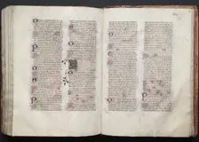 The Gotha Missal: Fol. 139v, Text, c. 1375. Creator: Master of the Boqueteaux (French); Workshop, and