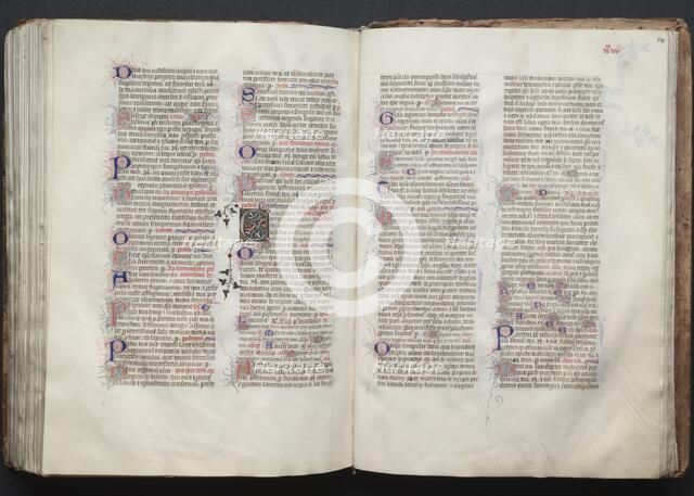 The Gotha Missal: Fol. 139v, Text, c. 1375. Creator: Master of the Boqueteaux (French); Workshop, and.