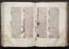 The Gotha Missal: Fol. 132r, Text, c. 1375. Creator: Master of the Boqueteaux (French); Workshop, and