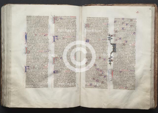 The Gotha Missal: Fol. 132v, Text, c. 1375. Creator: Master of the Boqueteaux (French); Workshop, and.