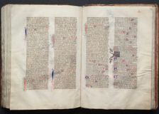 The Gotha Missal: Fol. 133v, Text, c. 1375. Creator: Master of the Boqueteaux (French); Workshop, and
