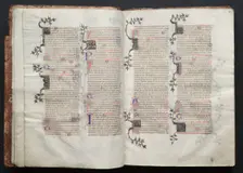 The Gotha Missal: Fol. 13r, Text , c. 1375. Creator: Master of the Boqueteaux (French); Workshop, and