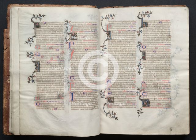 The Gotha Missal: Fol. 13r, Text , c. 1375. Creator: Master of the Boqueteaux (French); Workshop, and.