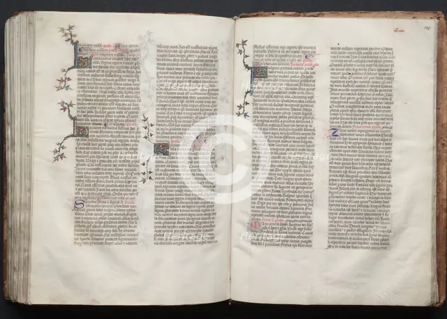 The Gotha Missal: Fol. 145r, Text, c. 1375. Creator: Master of the Boqueteaux (French); Workshop, and.
