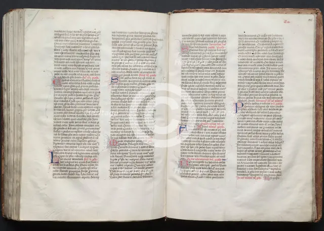 The Gotha Missal: Fol. 146r, Text, c. 1375. Creator: Master of the Boqueteaux (French); Workshop, and.