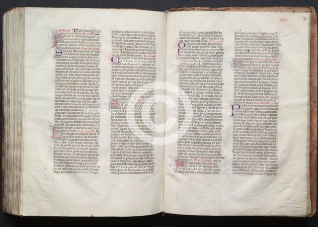 The Gotha Missal: Fol. 146v, Text, c. 1375. Creator: Master of the Boqueteaux (French); Workshop, and.