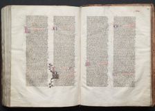 The Gotha Missal: Fol. 147v, Text, c. 1375. Creator: Master of the Boqueteaux (French); Workshop, and