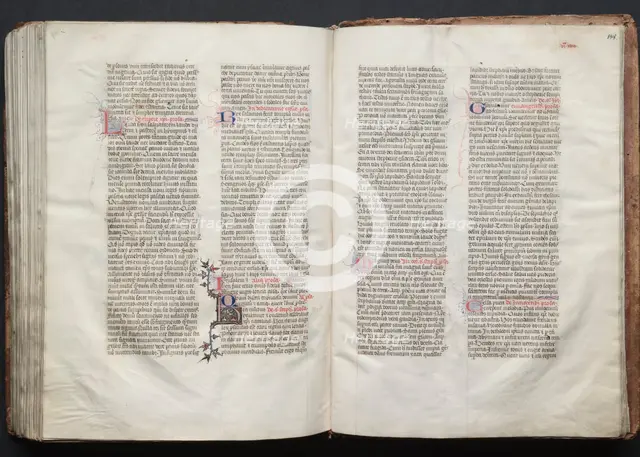 The Gotha Missal: Fol. 147v, Text, c. 1375. Creator: Master of the Boqueteaux (French); Workshop, and.