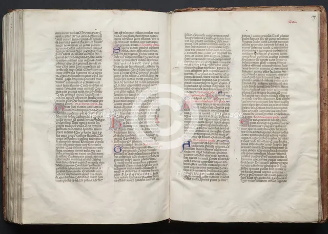 The Gotha Missal: Fol. 148v, Text, c. 1375. Creator: Master of the Boqueteaux (French); Workshop, and.