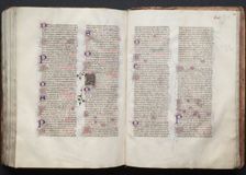 The Gotha Missal: Fol. 140r, Text, c. 1375. Creator: Master of the Boqueteaux (French); Workshop, and