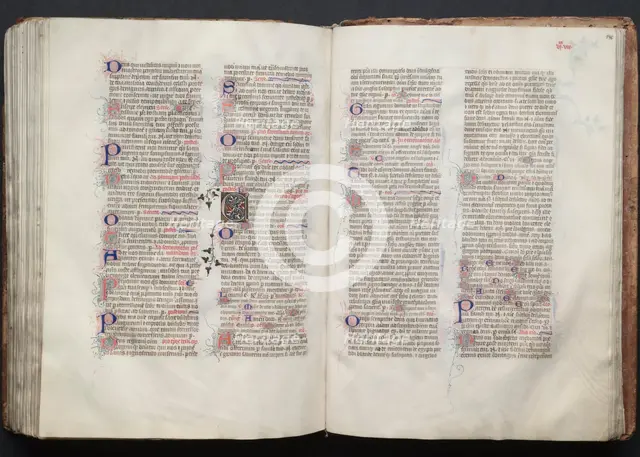 The Gotha Missal: Fol. 140r, Text, c. 1375. Creator: Master of the Boqueteaux (French); Workshop, and.