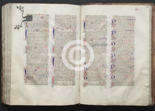 The Gotha Missal: Fol. 140v, Text, c. 1375. Creator: Master of the Boqueteaux (French); Workshop, and.