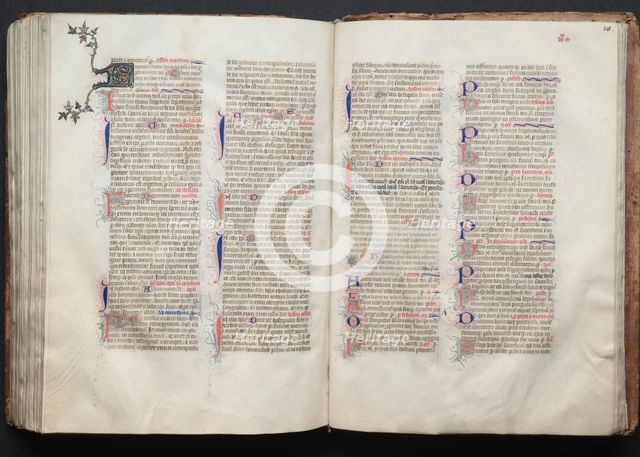 The Gotha Missal: Fol. 141r, Text, c. 1375. Creator: Master of the Boqueteaux (French); Workshop, and.