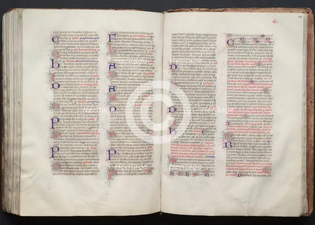 The Gotha Missal: Fol. 141v, Text, c. 1375. Creator: Master of the Boqueteaux (French); Workshop, and.