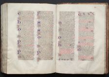 The Gotha Missal: Fol. 142r, Text, c. 1375. Creator: Master of the Boqueteaux (French); Workshop, and