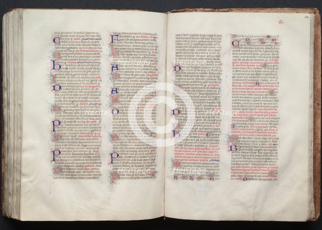 The Gotha Missal: Fol. 142r, Text, c. 1375. Creator: Master of the Boqueteaux (French); Workshop, and.