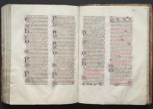 The Gotha Missal: Fol. 142r, Text, c. 1375. Creator: Master of the Boqueteaux (French); Workshop, and