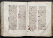 The Gotha Missal: Fol. 142v, Text, c. 1375. Creator: Master of the Boqueteaux (French); Workshop, and