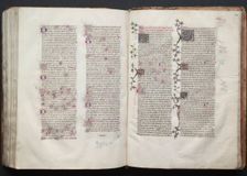 The Gotha Missal: Fol. 143v Text, c. 1375. Creator: Master of the Boqueteaux (French); Workshop, and