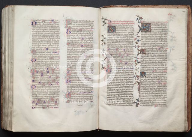 The Gotha Missal: Fol. 143v Text, c. 1375. Creator: Master of the Boqueteaux (French); Workshop, and.