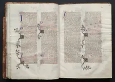 The Gotha Missal: Fol. 14r, Text , c. 1375. Creator: Master of the Boqueteaux (French); Workshop, and